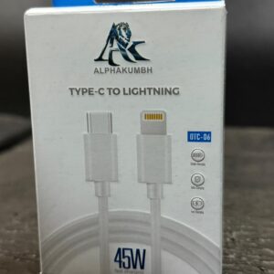 Type- C  To Lightining Data Cable 45W